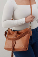 Pier Tote Bag - Washed Leather Harvest Wheat