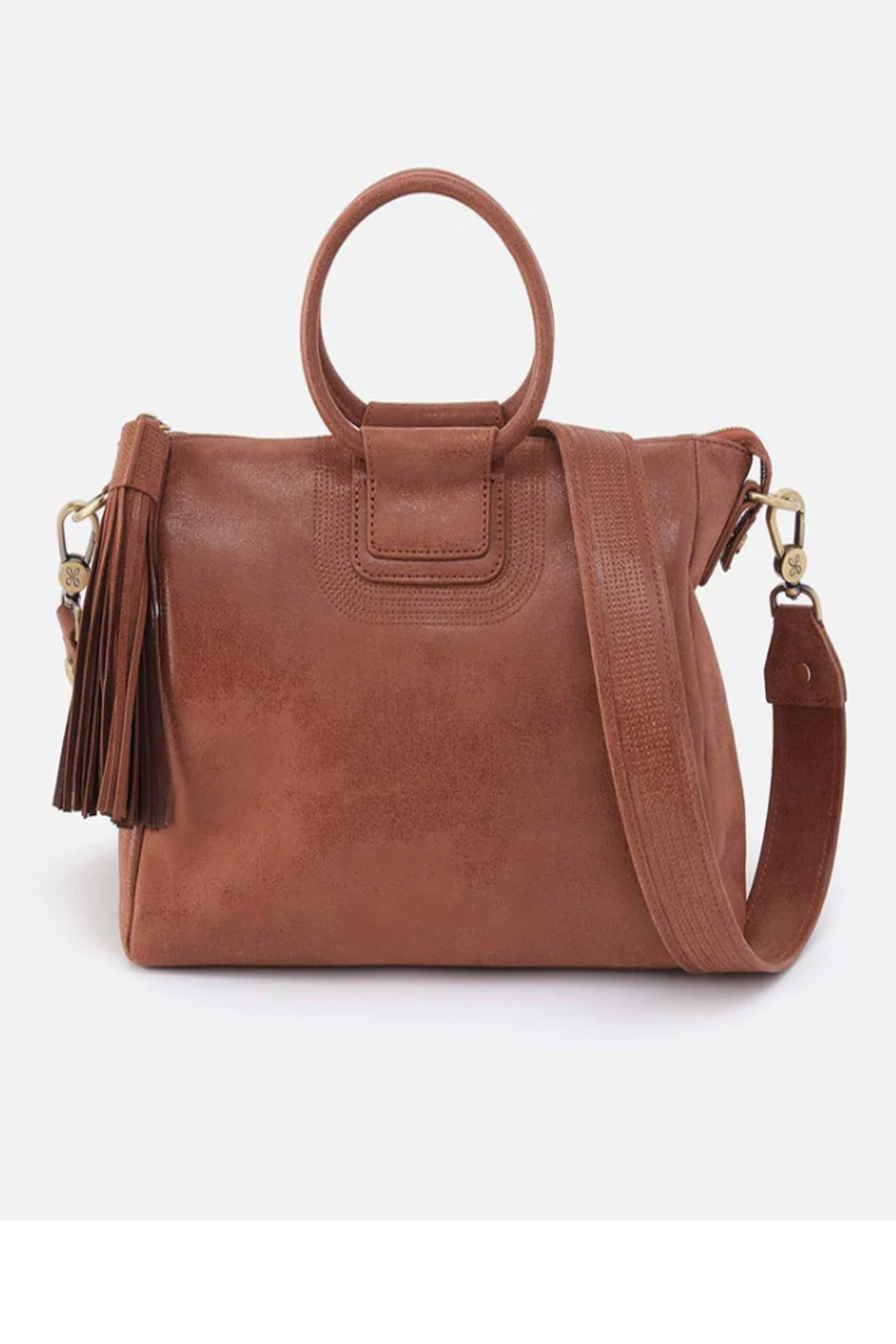 Sheila Medium Satchel - Buffed Hide Burnished Saddle