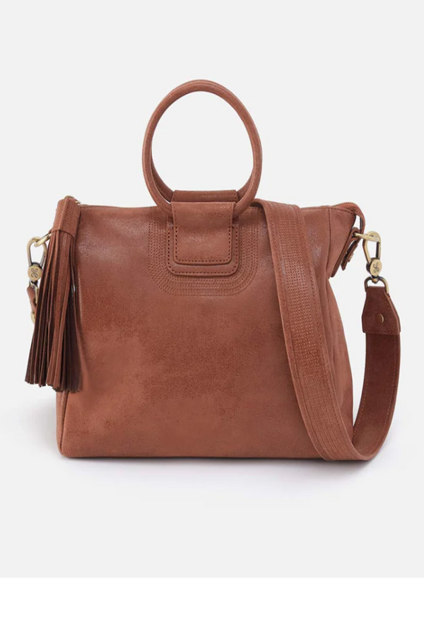 Sheila Medium Satchel - Buffed Hide Burnished Saddle