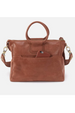 Sheila Medium Satchel - Buffed Hide Burnished Saddle