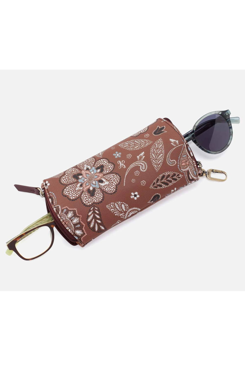 Spark Eyeglass Case - Coated Canvas Country Road Bloom