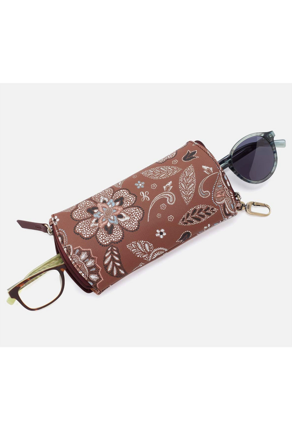 Spark Eyeglass Case - Coated Canvas Country Road Bloom