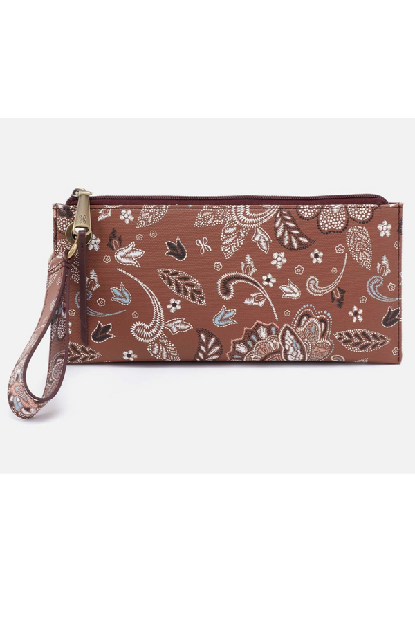 Vida Wristlet - Coated Canvas Country Road Bloom