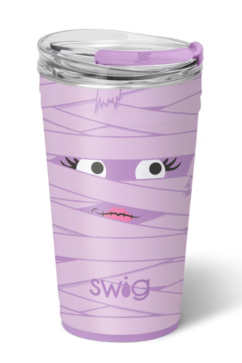 Swig Party Cup 24oz - Boo Crew Mummy