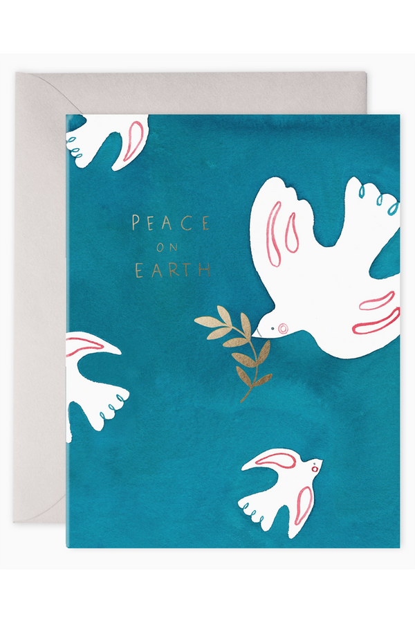 EFRAN Holiday Greeting Card - Peace Doves