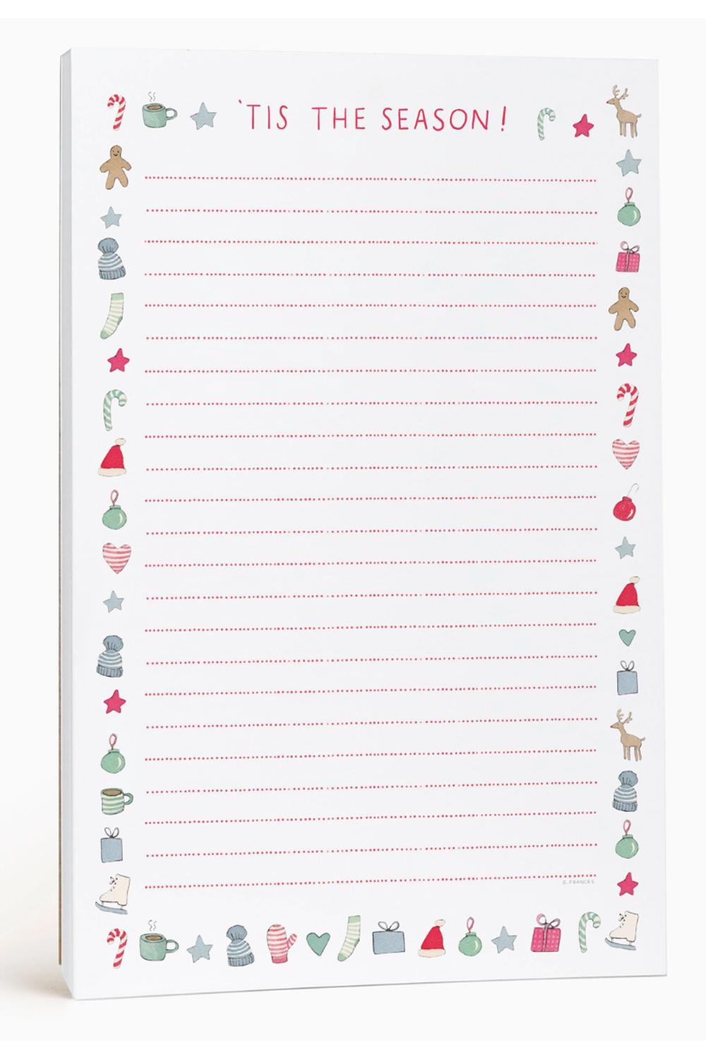 EFRAN Block Notepad - Merry Motif