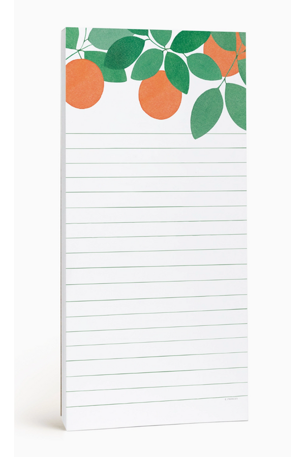 EFRAN Block Notepad - Orange Grove