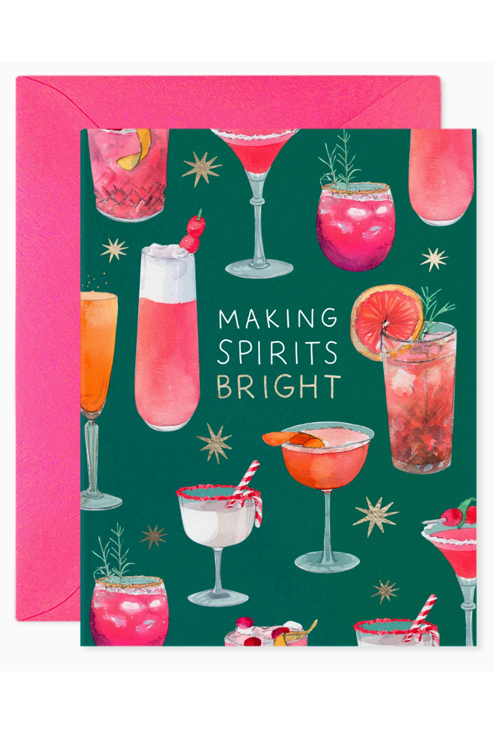 EFRAN Holiday Greeting Card - Making Spirits Bright