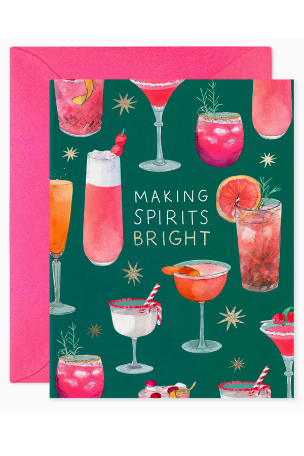 EFRAN Holiday Greeting Card - Making Spirits Bright