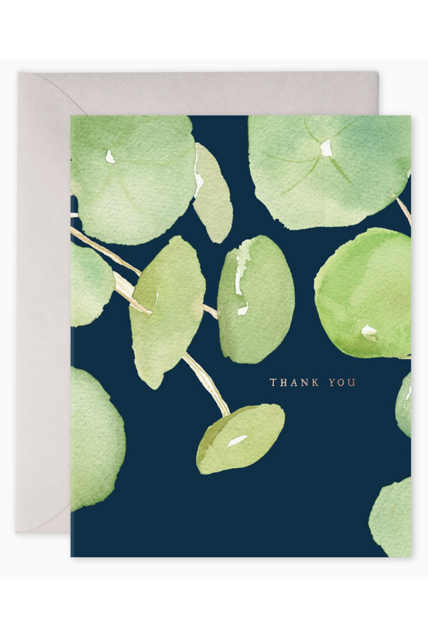 EFRAN Thank You Greeting Card - Pancake Plant