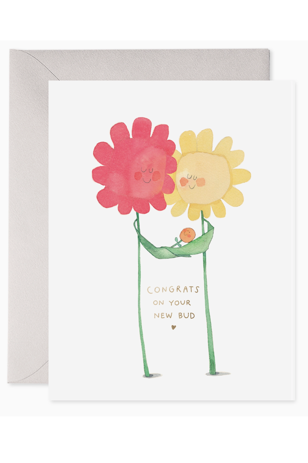 EFRAN Baby Greeting Card - New Bud