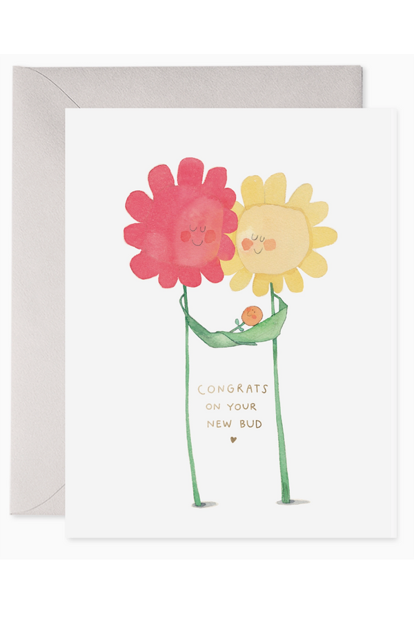 EFRAN Baby Greeting Card - New Bud