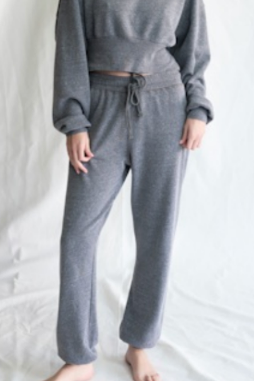 Leisure Varsity Jogger Pants - Grey