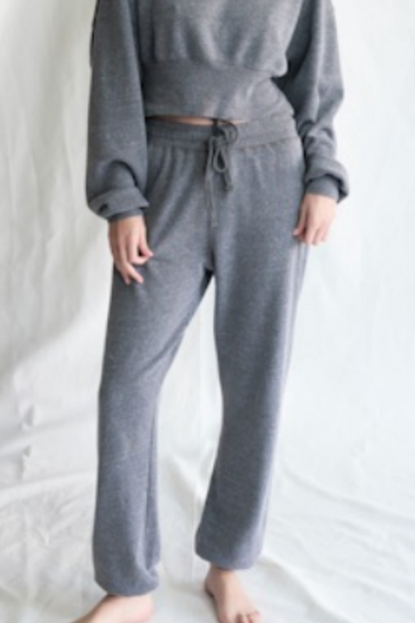 Leisure Varsity Jogger Pants - Grey