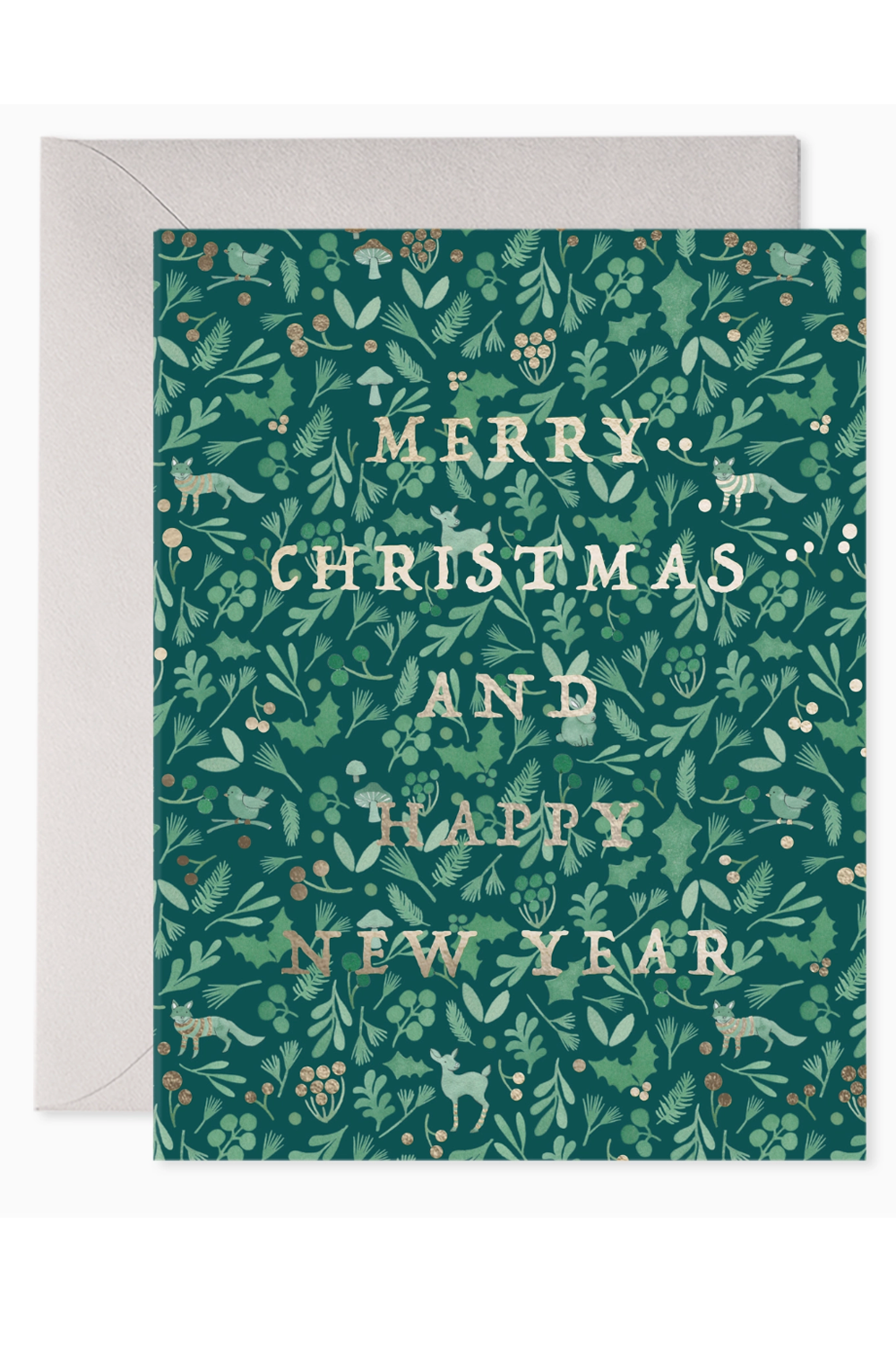 EFRAN Holiday Greeting Card - Winter Forest