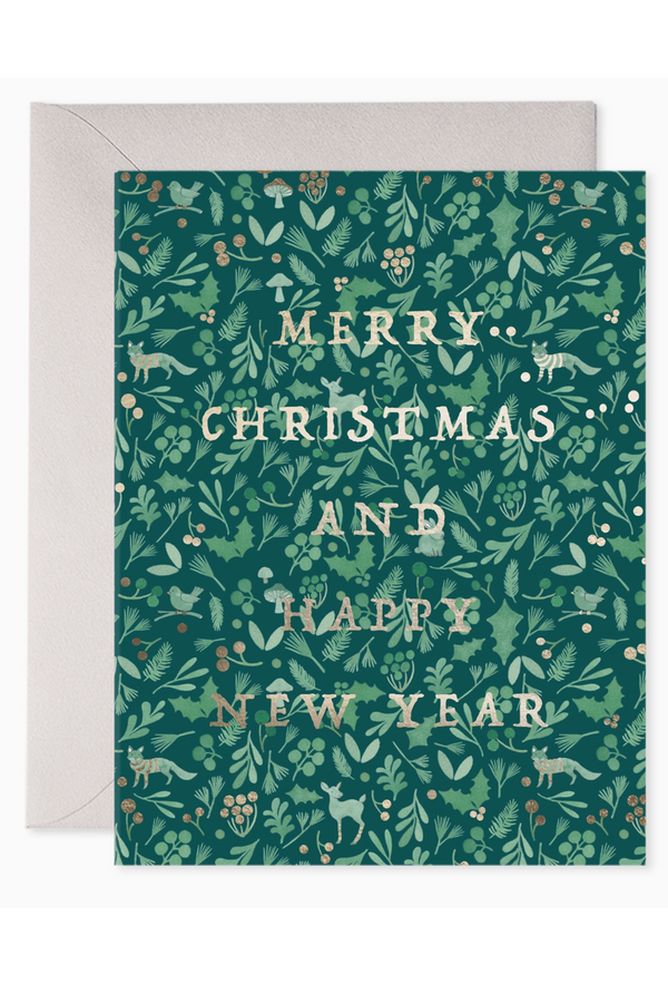 EFRAN Holiday Greeting Card - Winter Forest