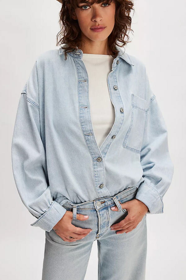 FP Ashley Denim Shirt - Blue Wash