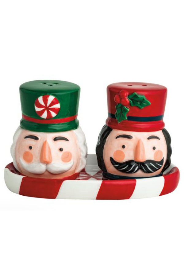 Nutcracker Face Salt & Pepper Set