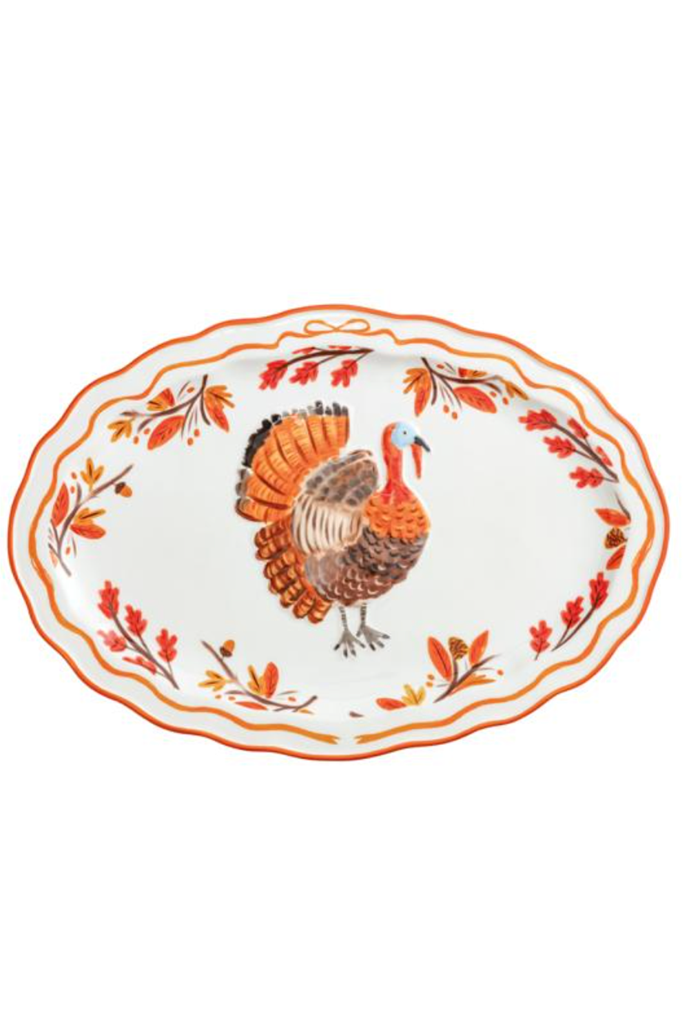 Fall Leaves Turkey Platter