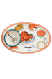Turkey Dinner Tray and Dip Set