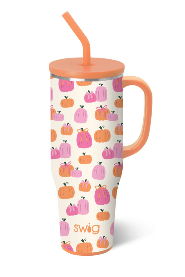 Swig Mega Mug - Pumpkins and Bows