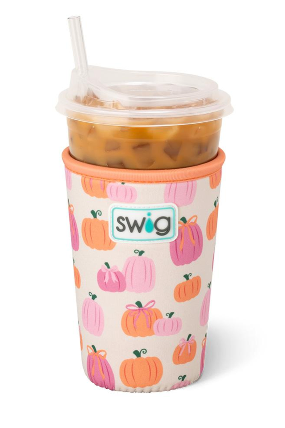 Swig Cup Coolie - Pumpkins and Bows
