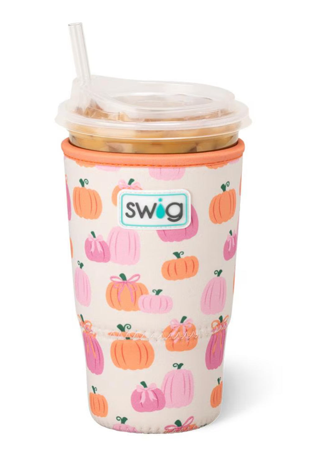 Swig Cup Coolie - Pumpkins and Bows