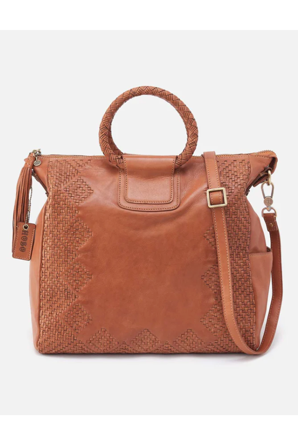 Sheila Tote Bag - Washed Leather Harvest Wheat