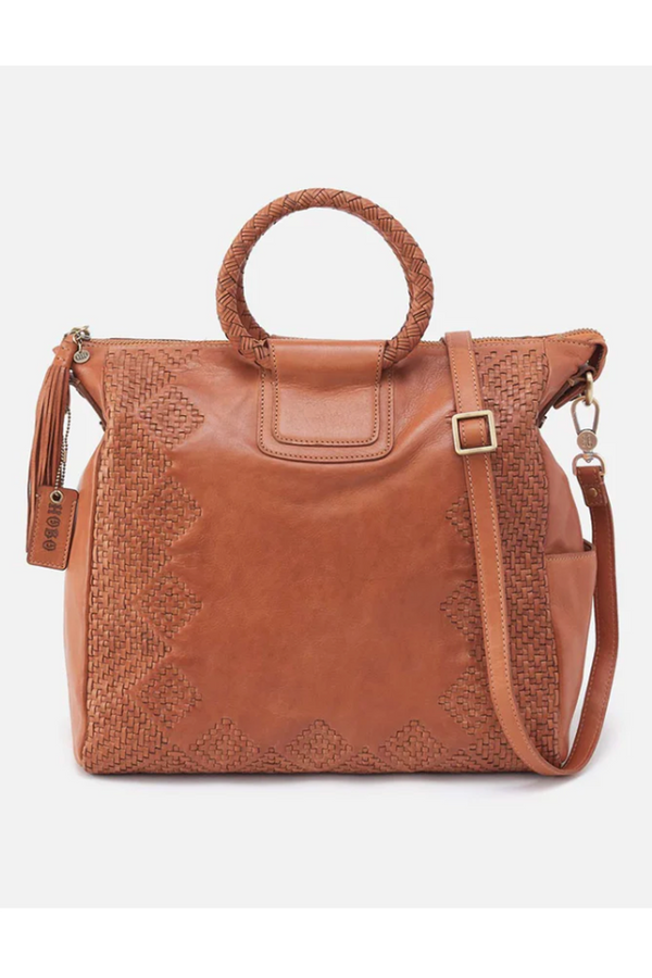 Sheila Tote Bag - Washed Leather Harvest Wheat