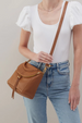 Fern Satchel Crossbody - Velvet Hide Warm Honey