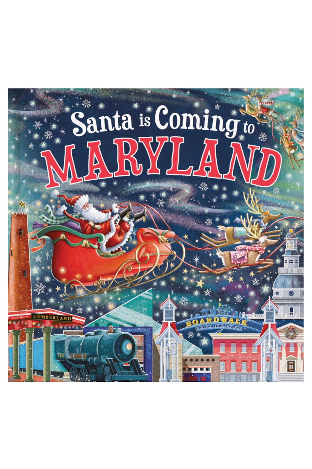 Santa is Coming to Maryland Book Small