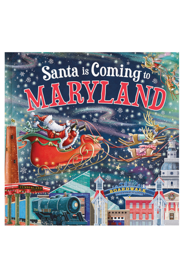 Santa is Coming to Maryland Book Small