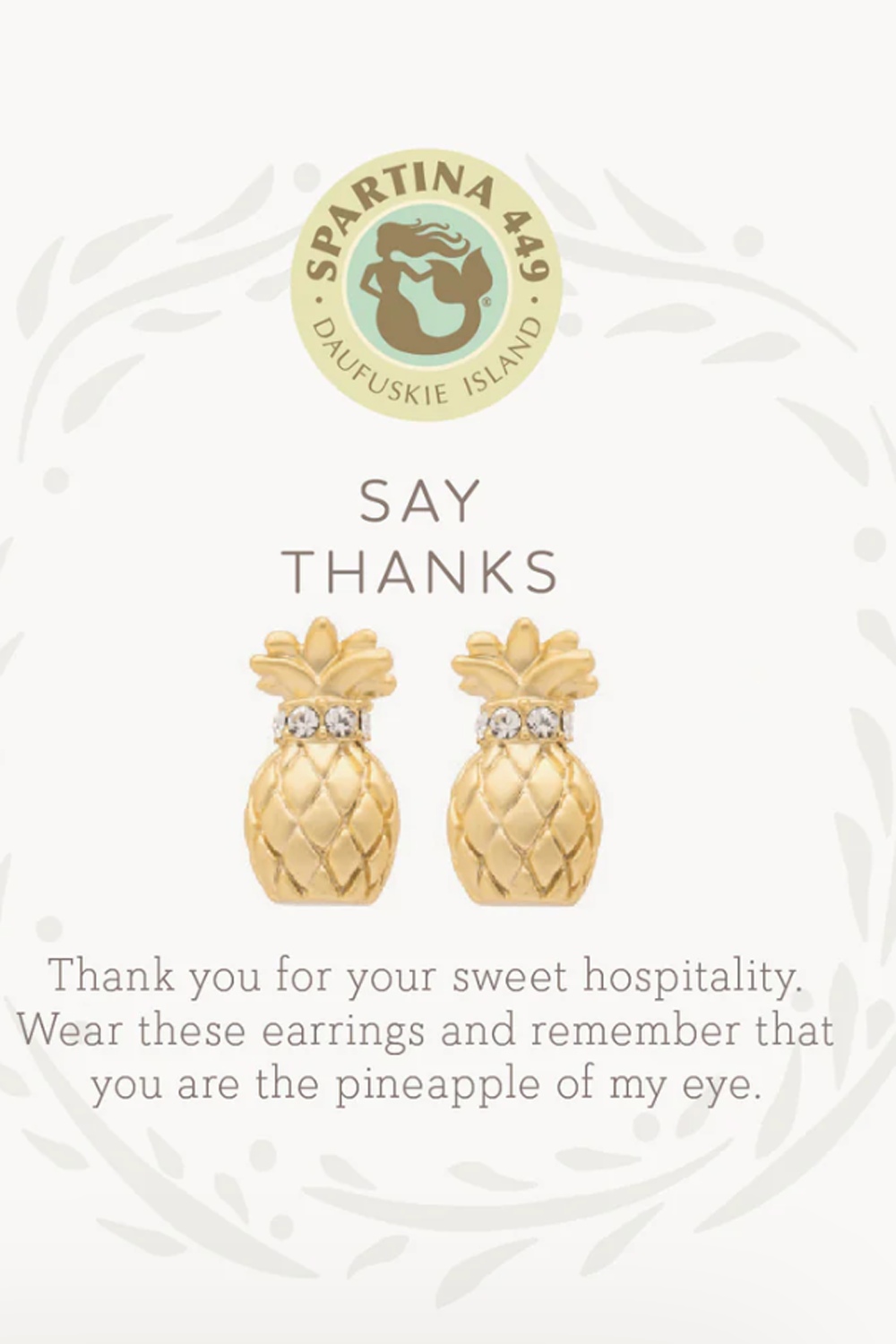 Sea La Vie Earrings - Gold Thanks Pineapple
