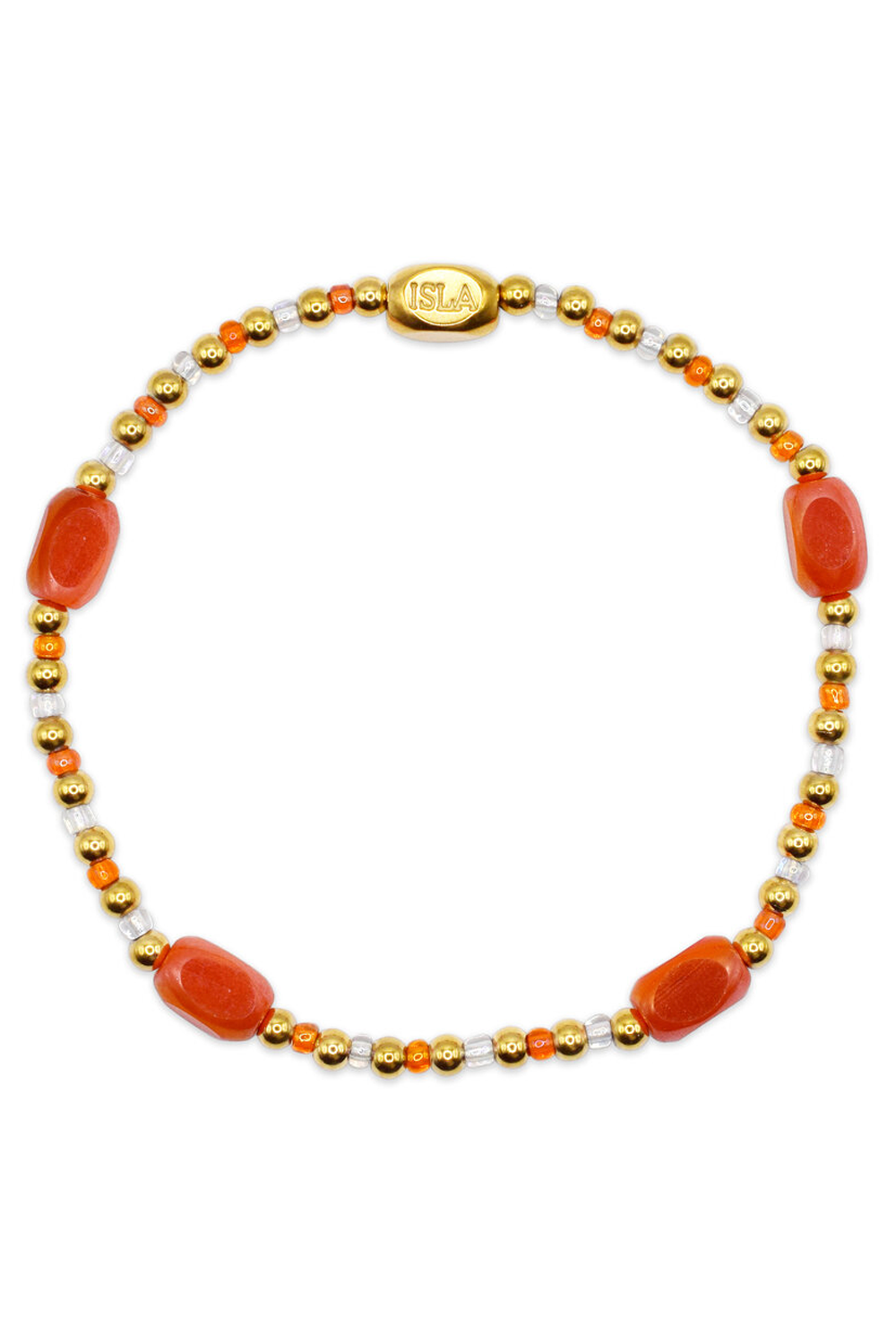 ISLA All Around Bracelet Gold - Multi Fire Coral