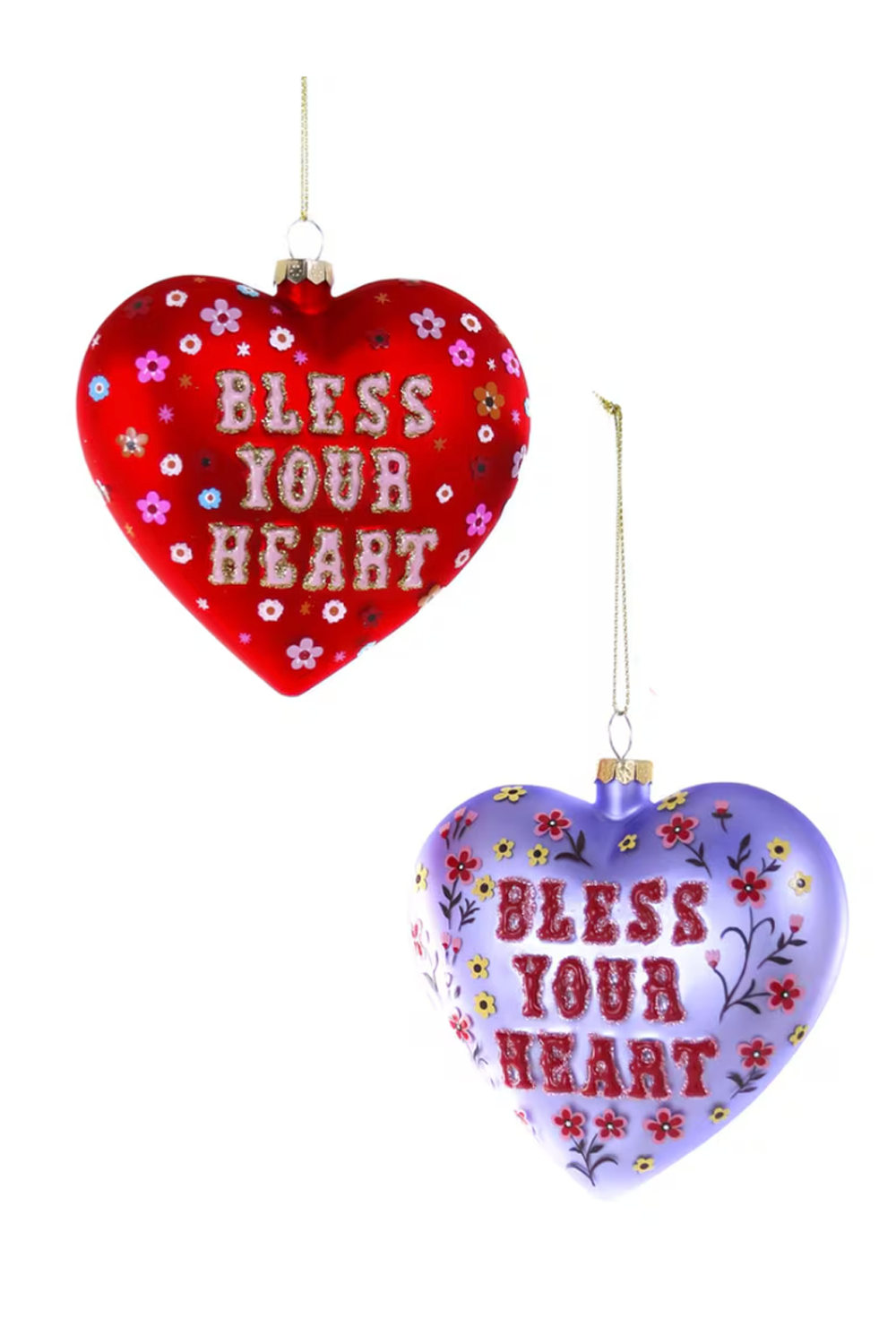 Glass Ornament - Bless Your Heart