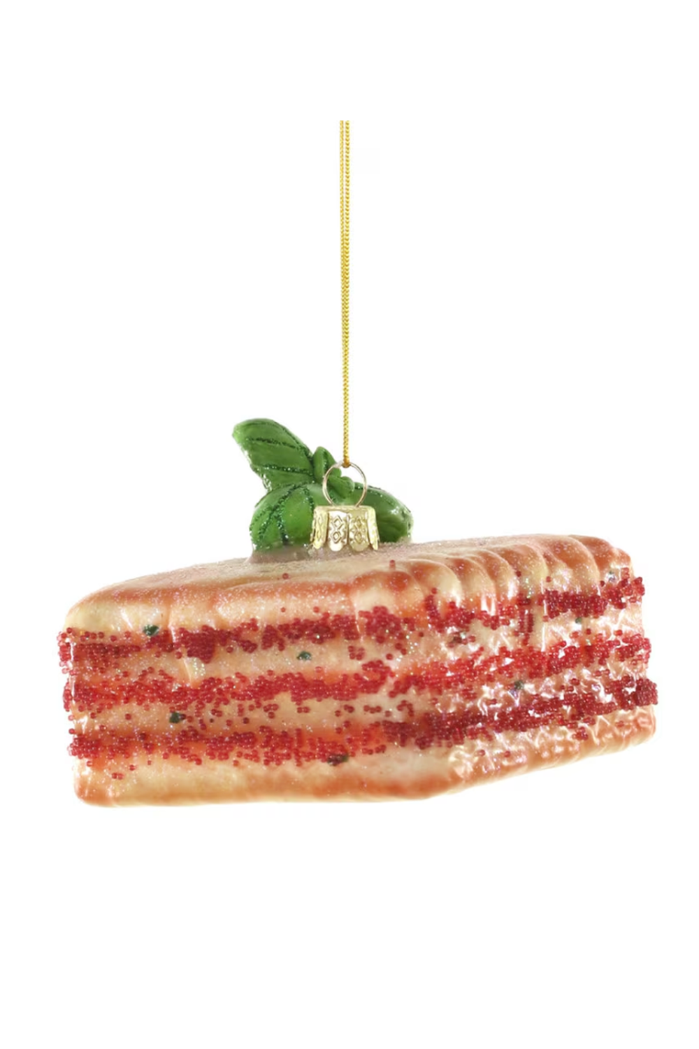 Glass Ornament - Italian Lasagna