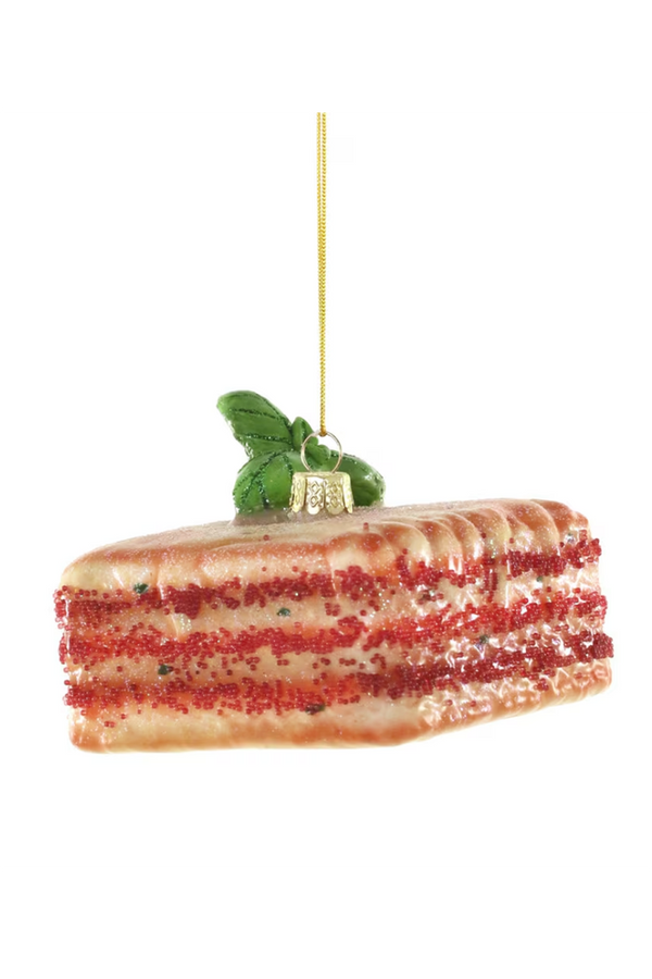 Glass Ornament - Italian Lasagna