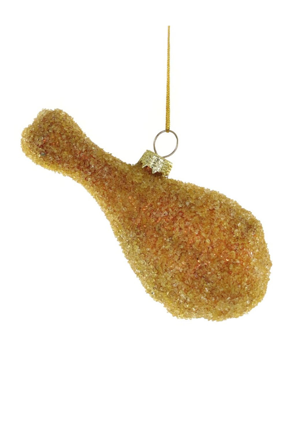Glass Ornament - Fried Chicken Drumstick