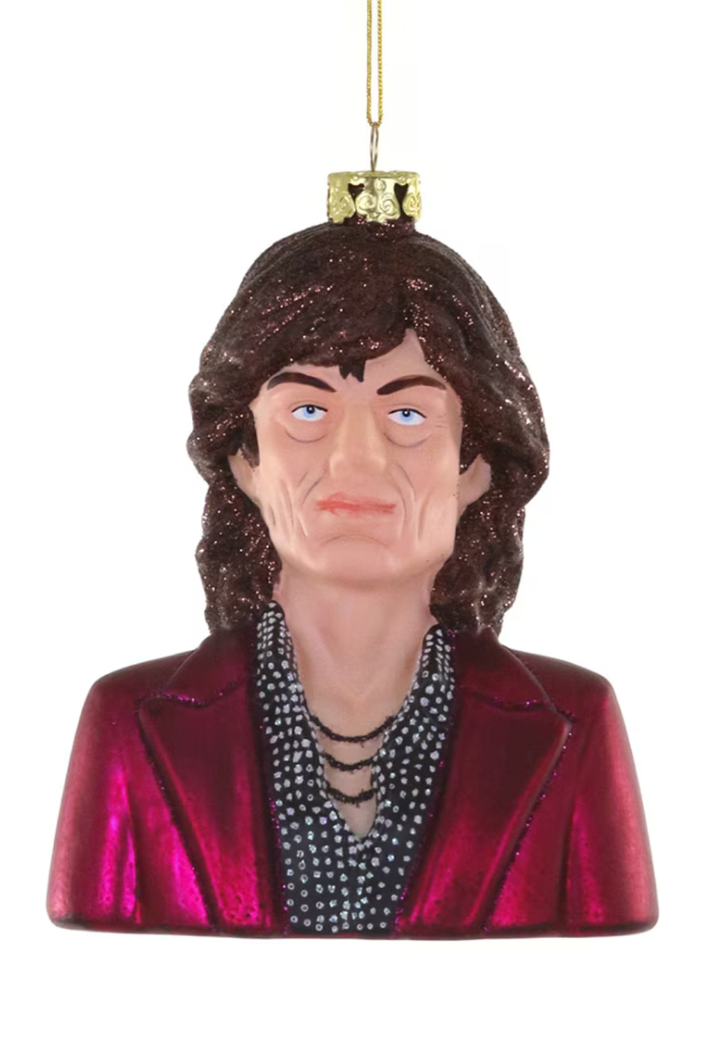 Glass Ornament - Mick Jagger