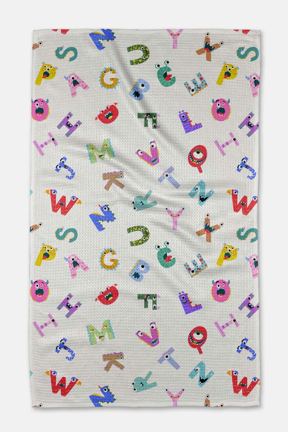 Geometry Kitchen Tea Towel - Alphabet Monsters