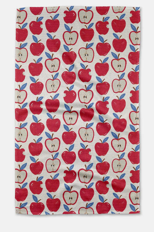 Geometry Kitchen Tea Towel - Apple a Day