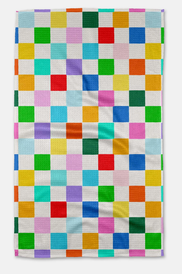 Geometry Kitchen Tea Towel - Dance Floor