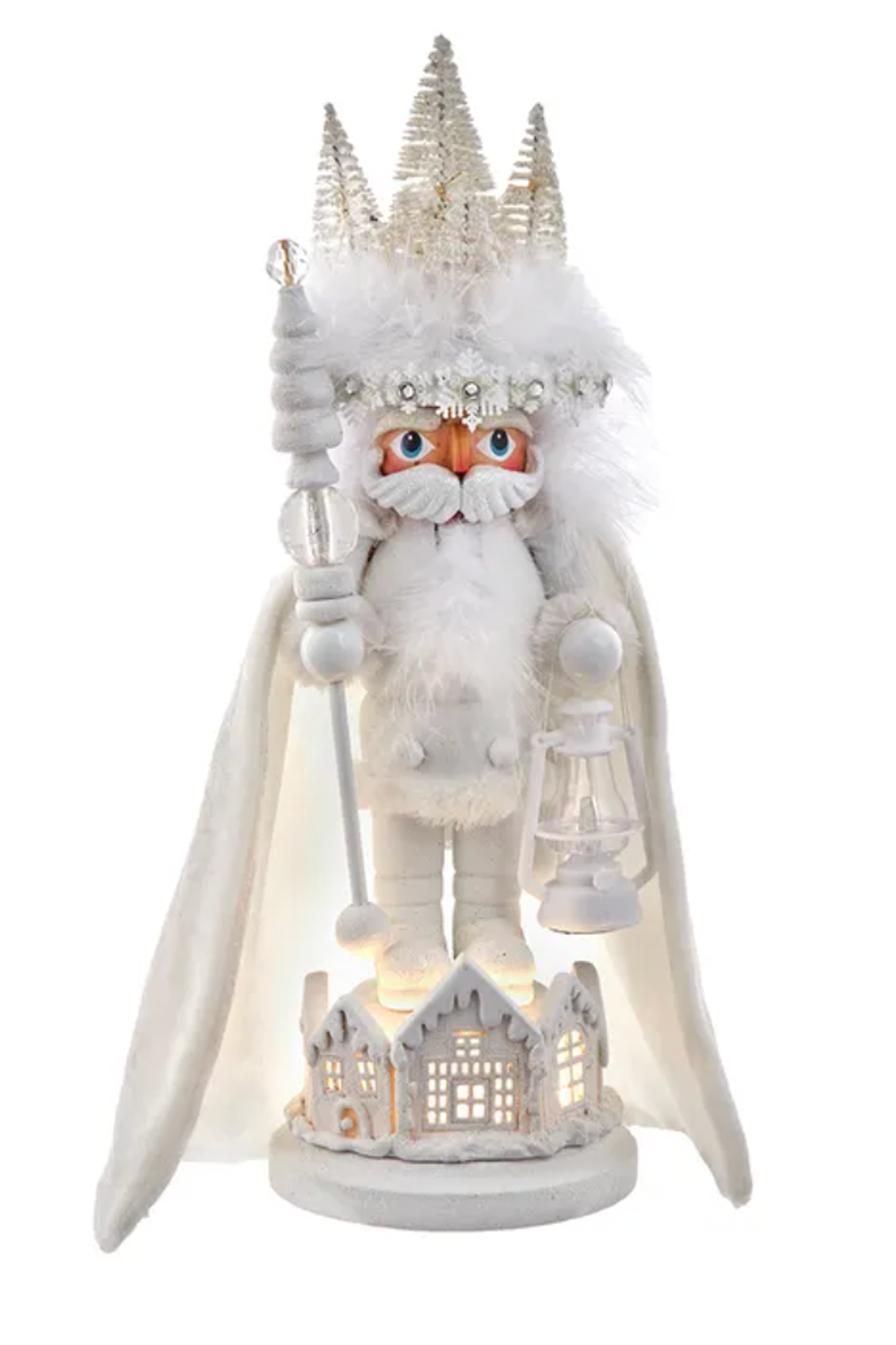LED White King Nutcracker