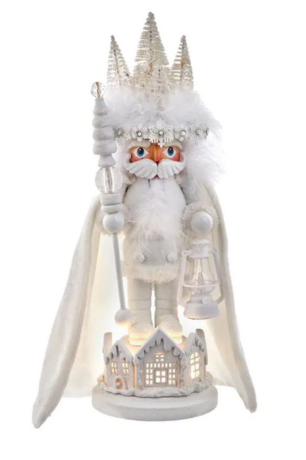 LED White King Nutcracker