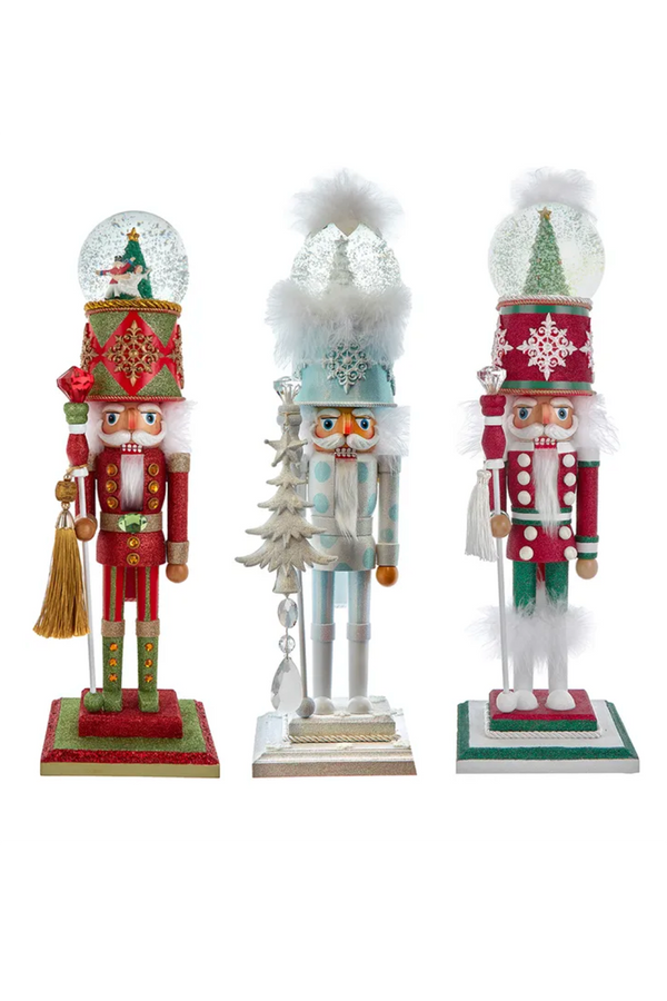 Waterglobe Soldier Nutcracker