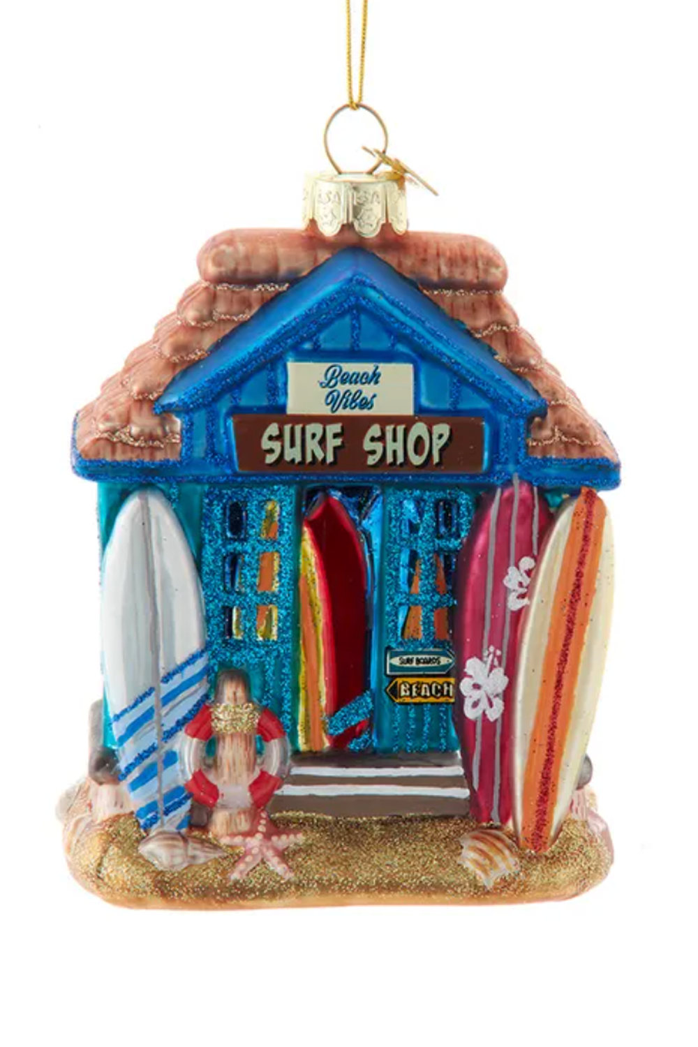 Glass Ornament - Noble Surf Shop
