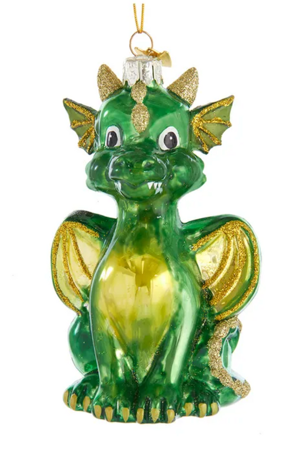 Glass Ornament - Noble Baby Dragon