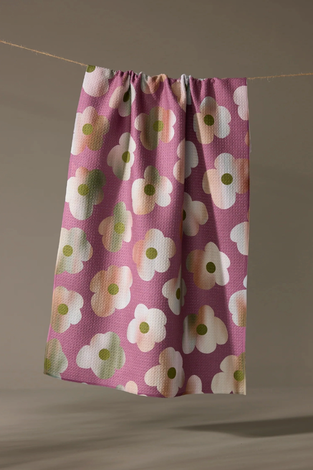 Geometry Kitchen Tea Towel - Brushed Bouquet