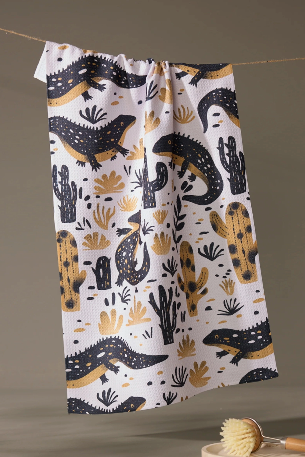 Geometry Kitchen Tea Towel - Desert Dwellers