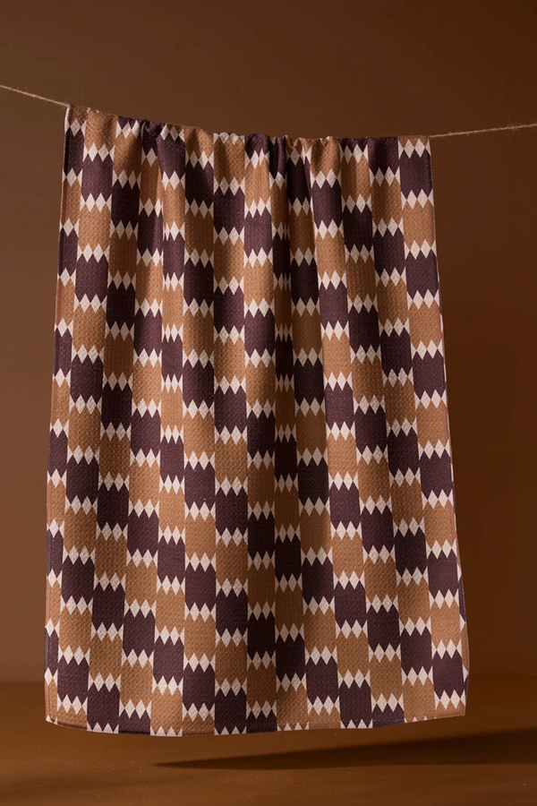 Geometry Kitchen Tea Towel - Mountain Song